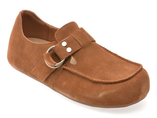 Mocasini GRYXX maro, Y25L722, din piele intoarsa