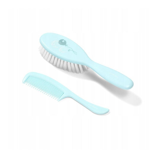 Set ingrijire par, BabyOno, Perie si piaptan, Din par natural, Mint