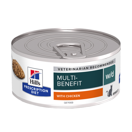 Hill's Prescription Diet Feline W/D Minced Chicken, 156 g