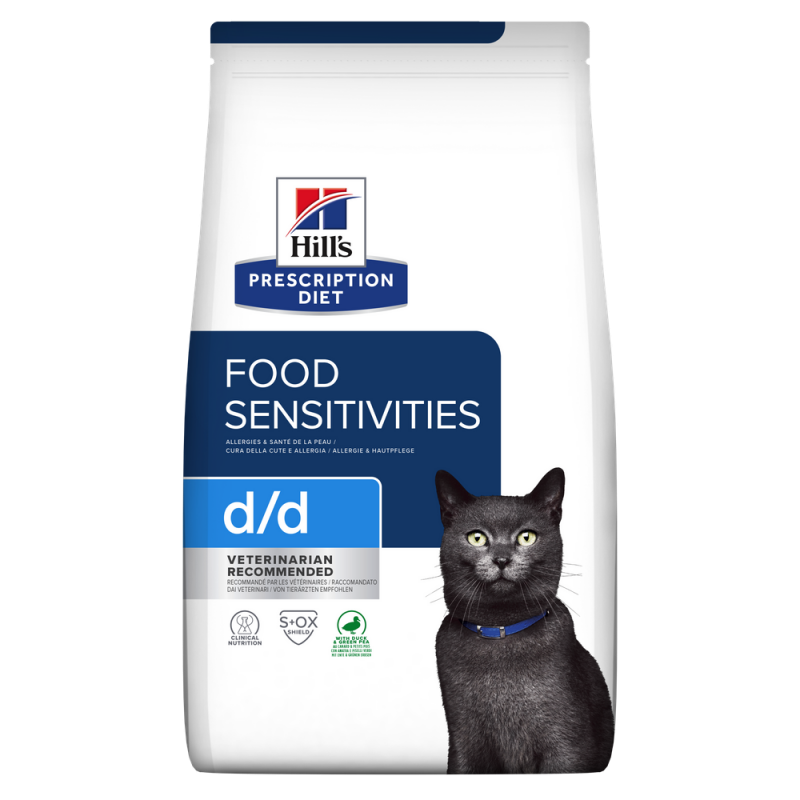 Hill's Prescription Diet Feline D/D Duck and Pea, 1.5 kg