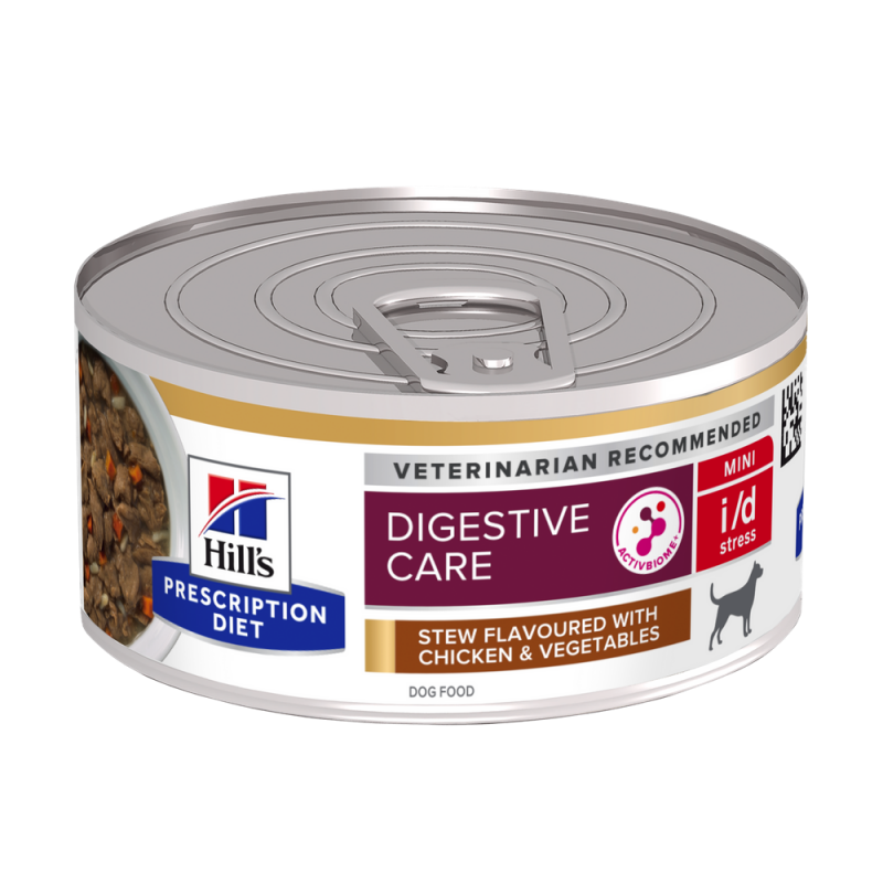 Hill's Prescription Diet Canine I/D Stress Mini Chicken and Vegetable Stew, 156 g