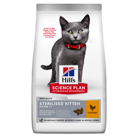 Hill's Science Plan Feline Kitten Sterilised Chicken, 1.5 kg