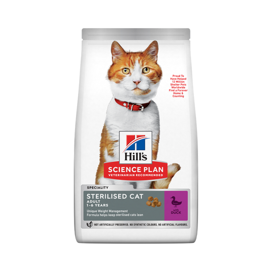 Hill's Science Plan Feline Adult Sterilised Duck, 10 kg