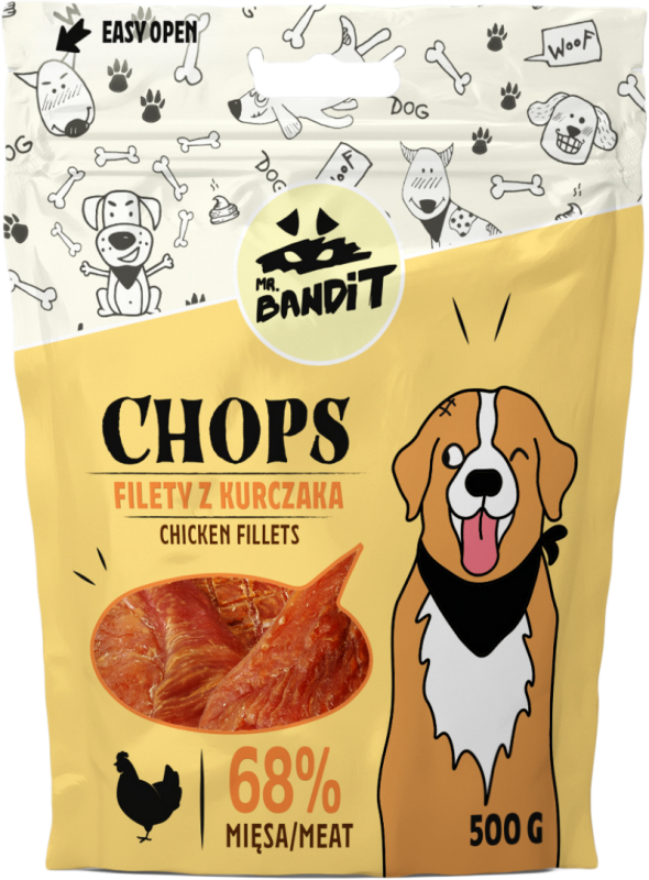 Mr. Bandit Chops, Pui, 500 g