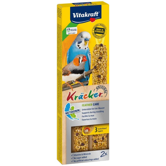 Batoane pentru perusi, Vitakraft Kracker pentru Pene, 60 g