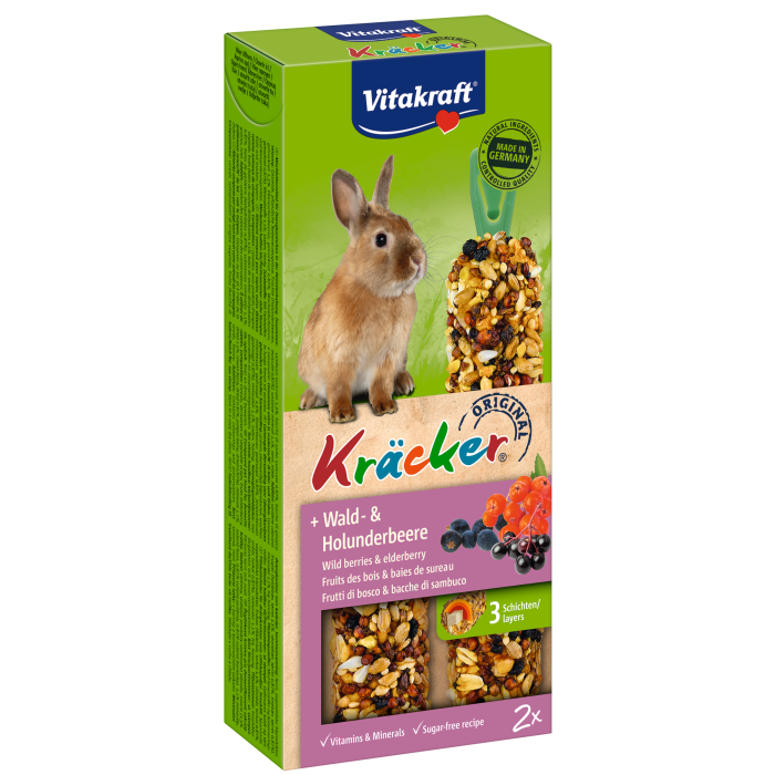 Baton Iepuri Vitakraft Fructe de Padure si Soc, 2 buc