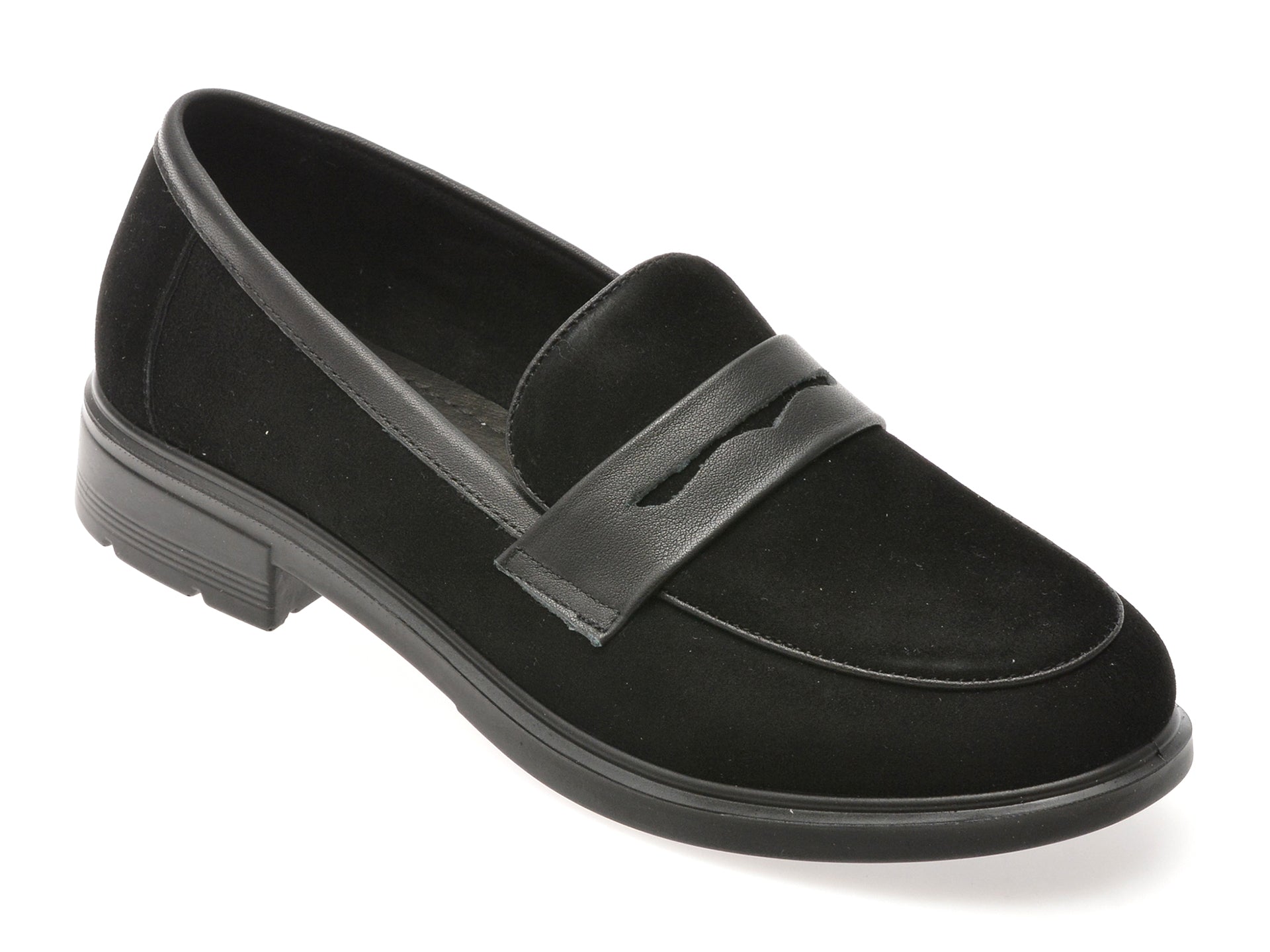 Mocasini GRYXX negri, 37718, din piele intoarsa