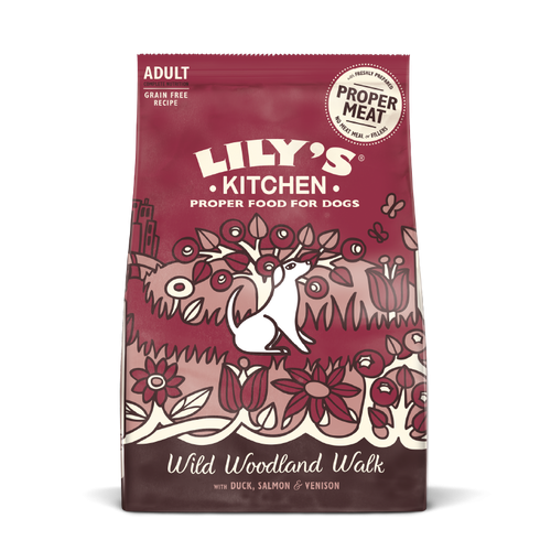 Lily’s Kitchen Dog Wild Woodland Walk Duck, Salmon & Venison, 2.5 kg