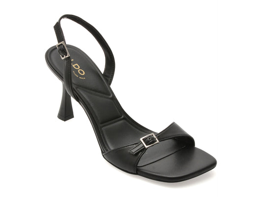 Sandale elegante ALDO negre, FARLIE 001, din piele ecologica