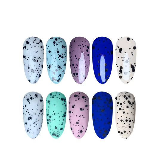Top Coat- Black Dots Everin 15Ml - Tc-Bd