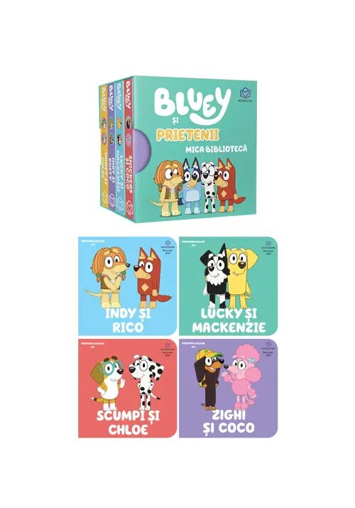 Bluey si prietenii - Mica biblioteca