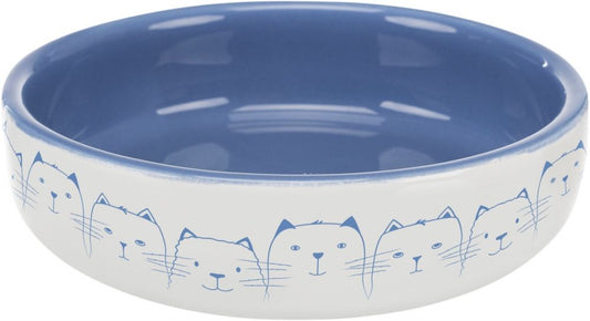 Bol ceramic 0.3 l/ 15 cm albastru/alb 24770