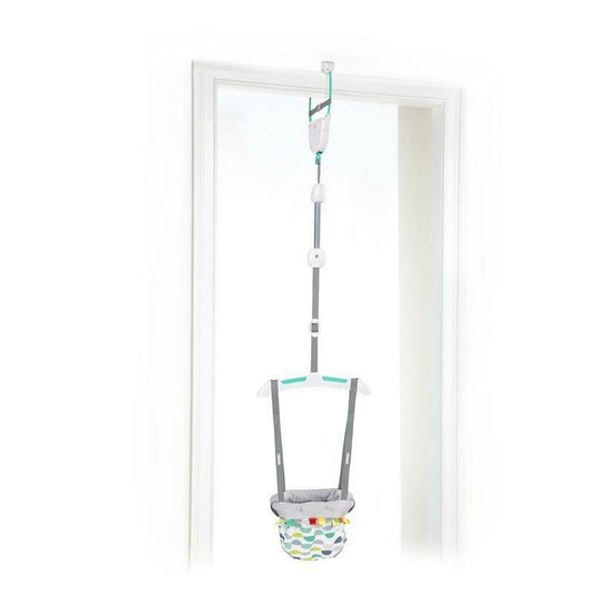 Jumper, Bright Starts, Utilizare usoara, Atasabil la tocul usii, Ajustabil, Pana la 12 kg, 6 luni+, Multicolor