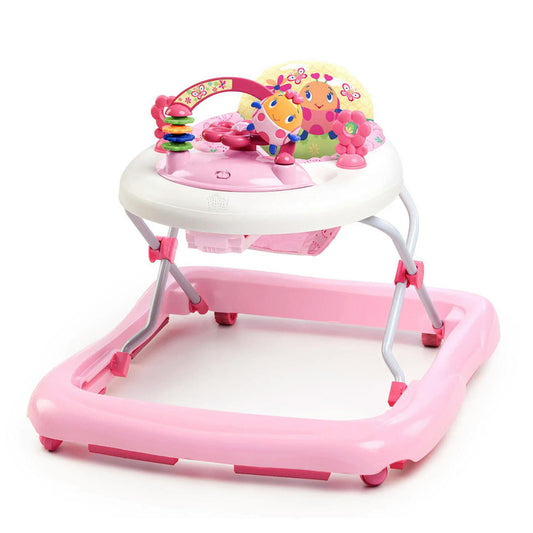 Premergator, Bright Starts, JuneBerry pentru fetite, Cu jucarie electronica detasabila, Alimentare cu 3 baterii alcaline AA neincluse, 6-12 luni, 80 x 60 x 71 cm, Pink