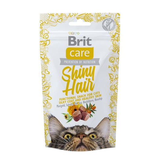 Brit Care Cat Snack Shiny Hair, 50 g