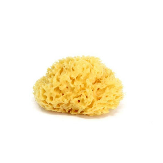 Burete natural de baie, Ok Baby, Honeycomb, Pentru piele sensibila, Testati dermatologic, Marimea 10, 0 luni+, Galben