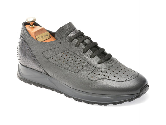 Pantofi LE COLONEL gri, 48901, din piele naturala