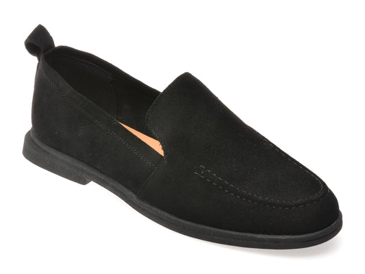 Mocasini GRYXX negri, 1197G19, din piele intoarsa