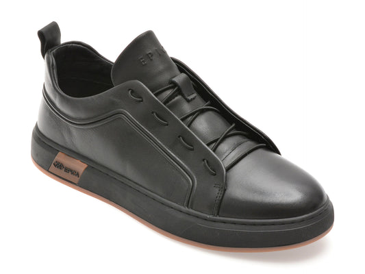 Pantofi sport EPICA negri, 300166, din piele naturala