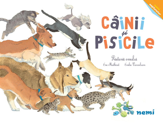 Câinii şi pisicile - Prietenii omului - Émilie Vanvolsem Eric Mathivet - Émilie Vanvolsem Eric Mathivet