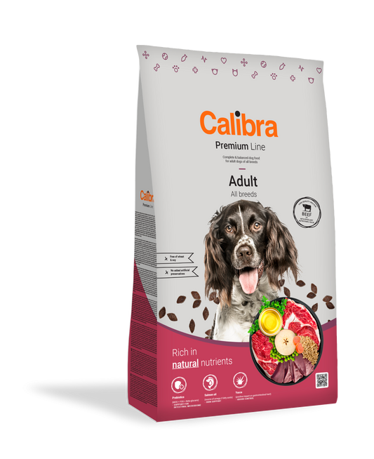 Calibra Dog Premium Line Adult Beef, 3 kg