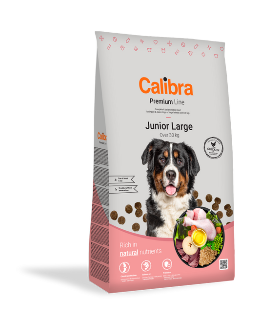 Calibra Dog Premium Line Junior Large, 3 kg