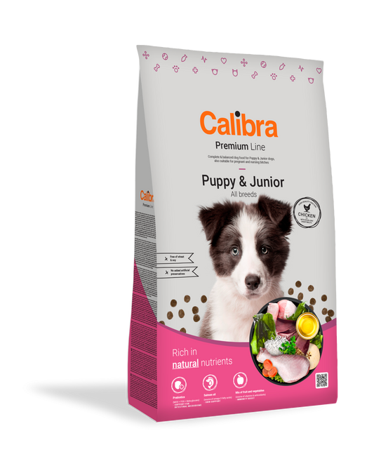 Calibra Dog Premium Line Puppy & Junior, 3 kg