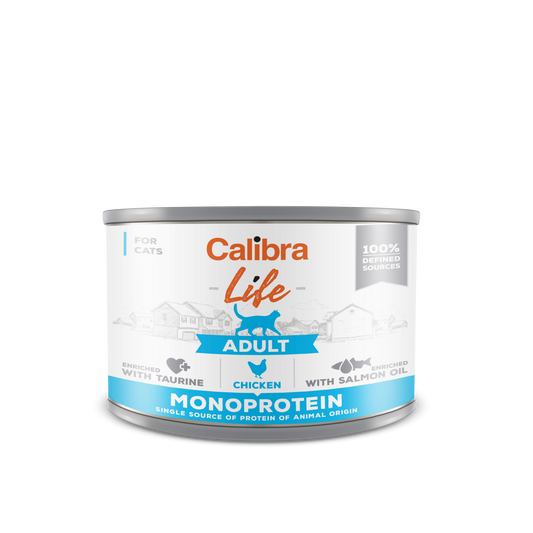 Calibra Cat Life Adult Chicken 200 g, conserva