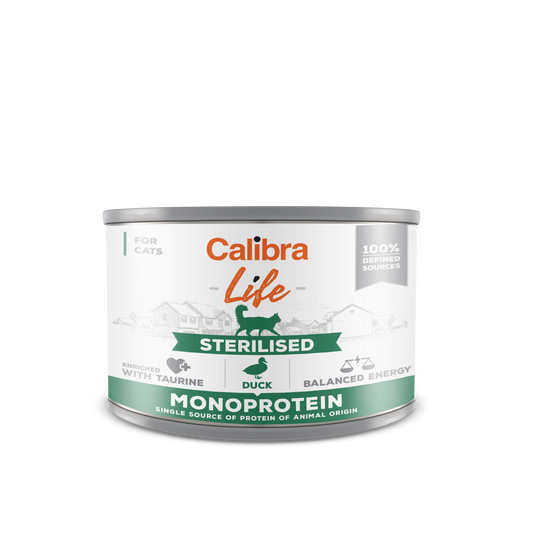 Calibra Cat Life Sterilised Duck 200 g