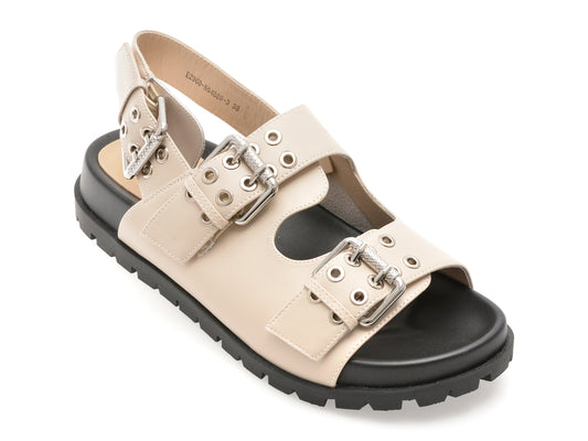 Sandale GRYXX albe, 2960, din piele naturala