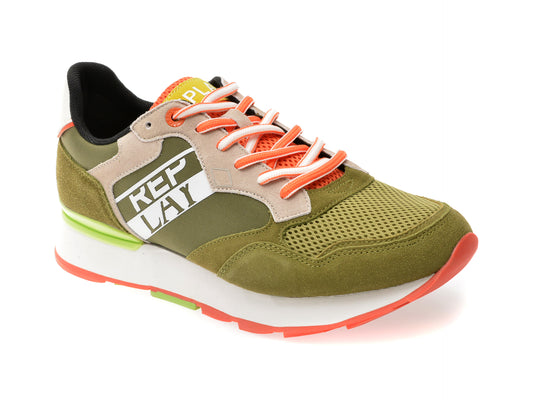 Pantofi sport REPLAY verzi, MS6800L, din material textil