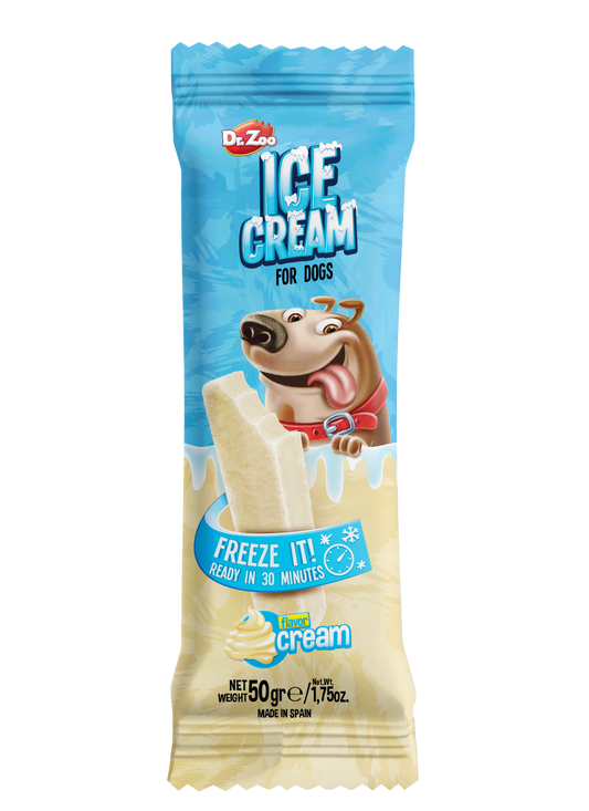 Dr Zoo, inghetata pentru caini, Crema de Lapte, 50 g