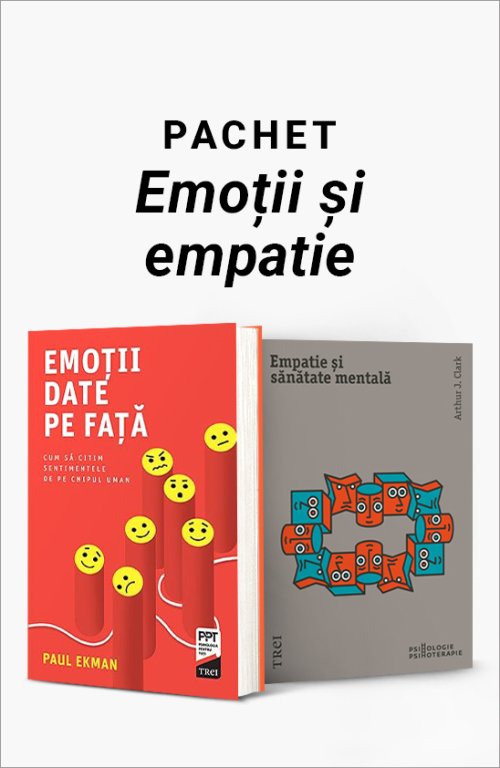 Pachet Emotii si empatie. Emotii date pe fata/Empatie si sanatate mentala - Paul Ekman