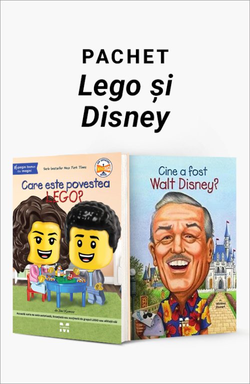 Pachet Lego si Disney. Care este povestea Lego?/Cine a fost Walt Disney? - Jim O’Connor