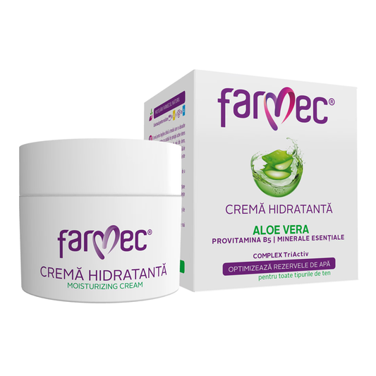 Crema hidratanta cu Aloe Vera, 50 ml, Farmec