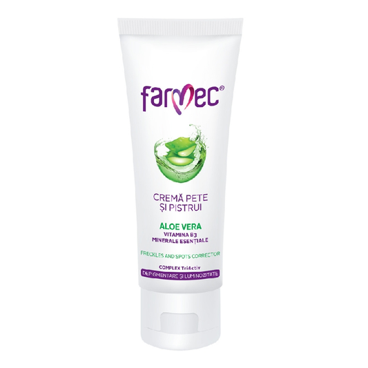 Crema pete si pistrui Aloe Vera, 50 ml, Farmec