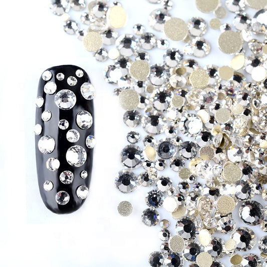 Pietricele Marimi Diferite Silver 1000 Buc - Cds-Mix3