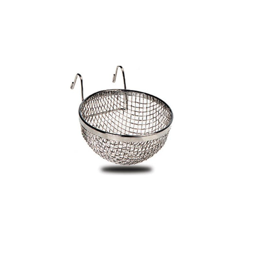 Cuib metalic mic, pentru pasari, Flamingo, 9 cm