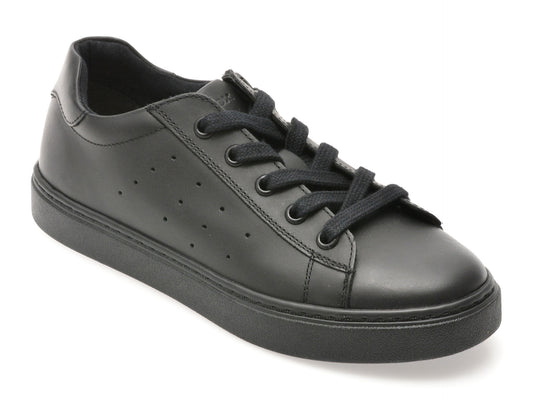 Pantofi sport GEOX negri, J45ECA, din piele naturala