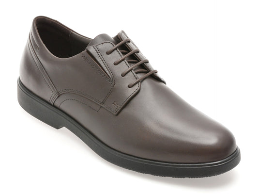 Pantofi GEOX maro, U35EMA, din piele naturala
