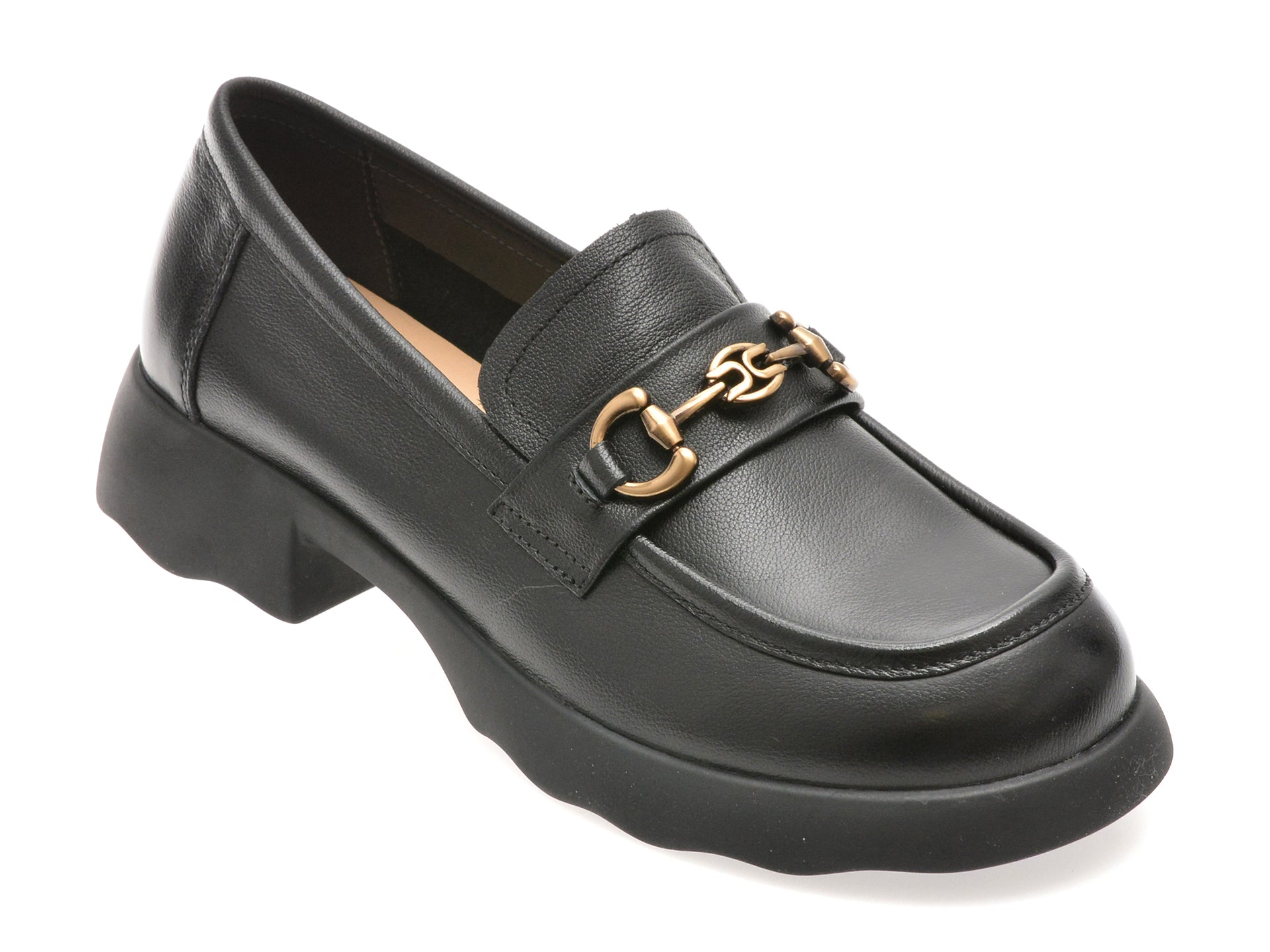 Mocasini GRYXX negri, 8568, din piele naturala