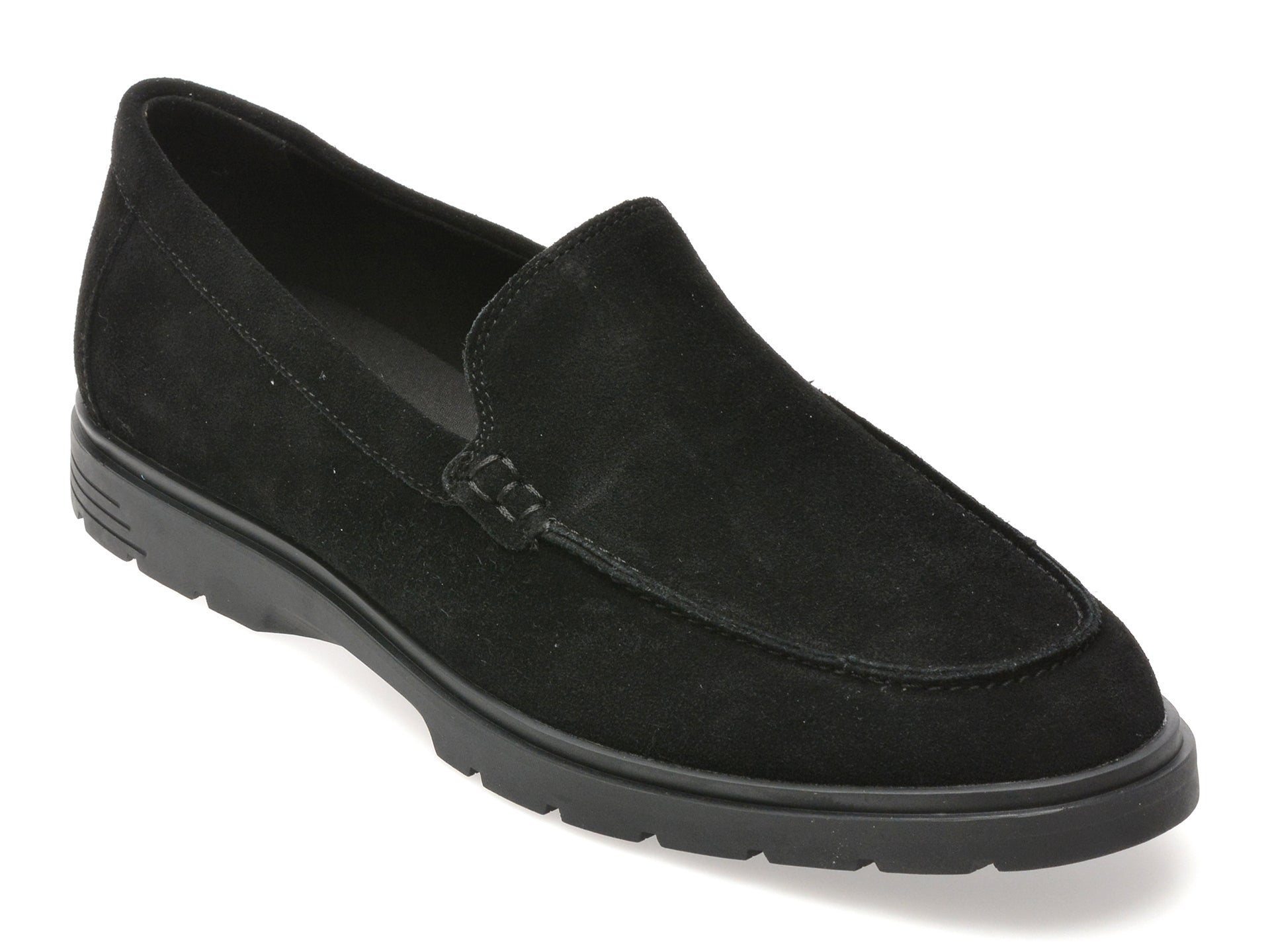 Mocasini eleganti ALDO negri, SEATIDE 008, din piele intoarsa
