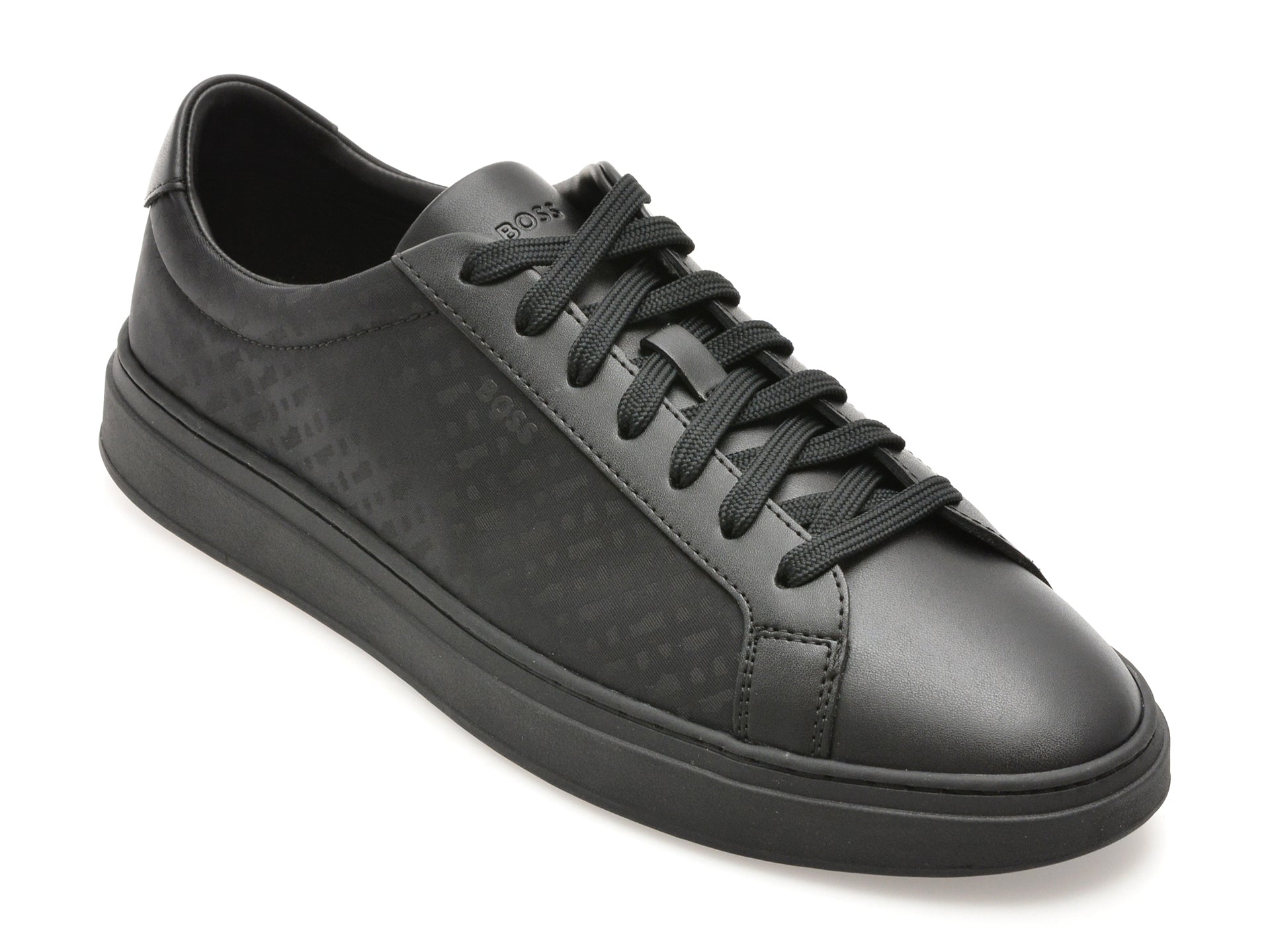 Pantofi sport BOSS negri, 8699, din material textil