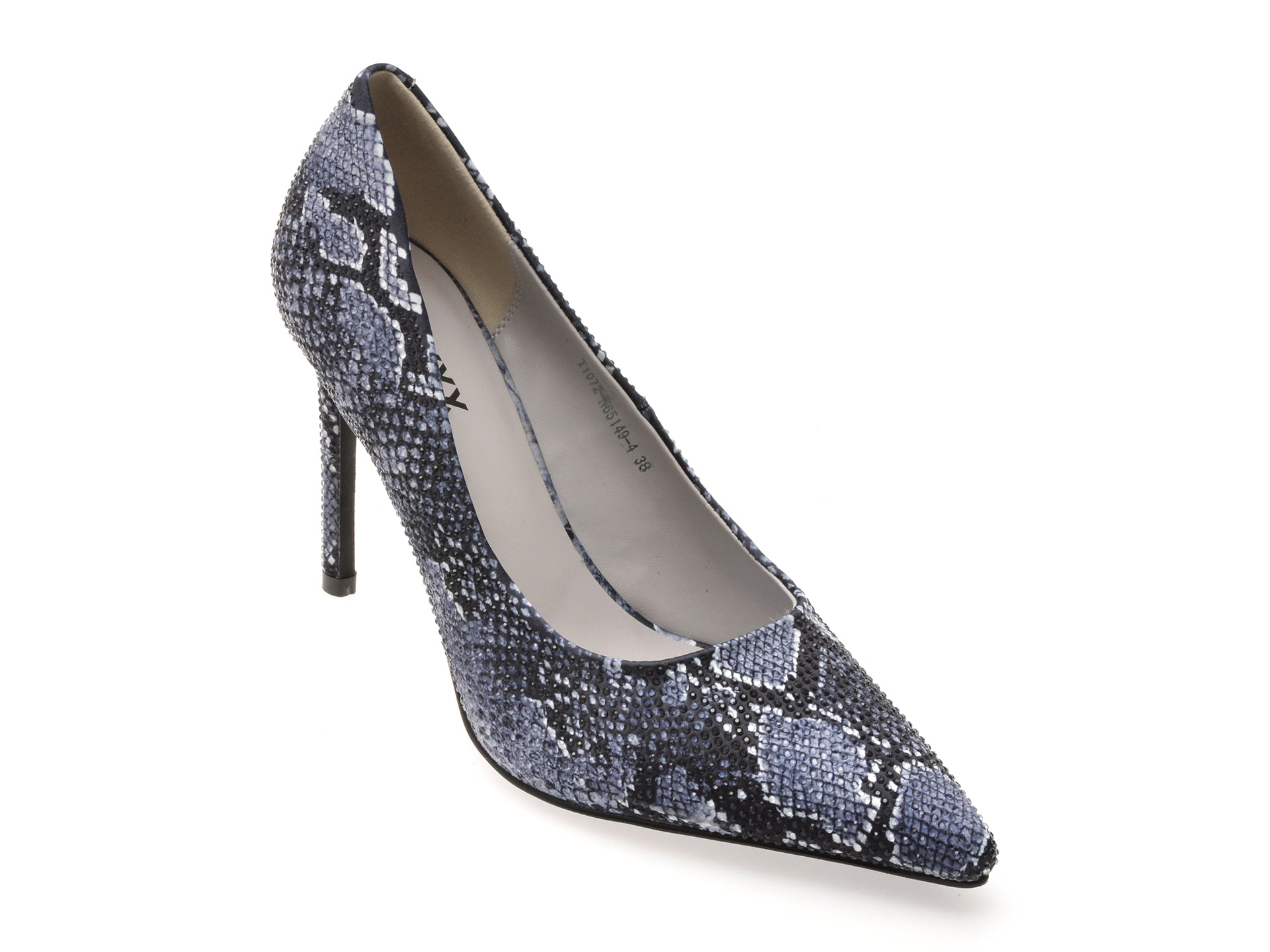 Pantofi eleganti GRYXX albastri, 1072, din material textil