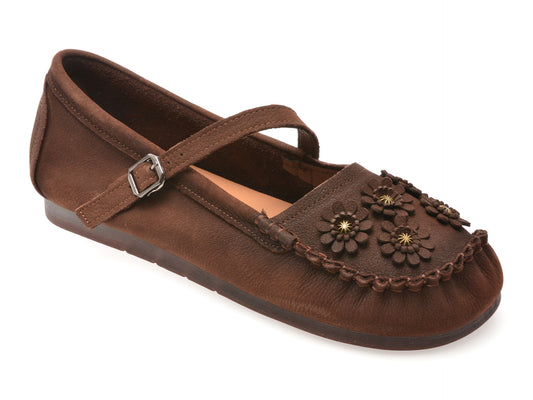 Pantofi GRYXX maro, 221, din nabuc