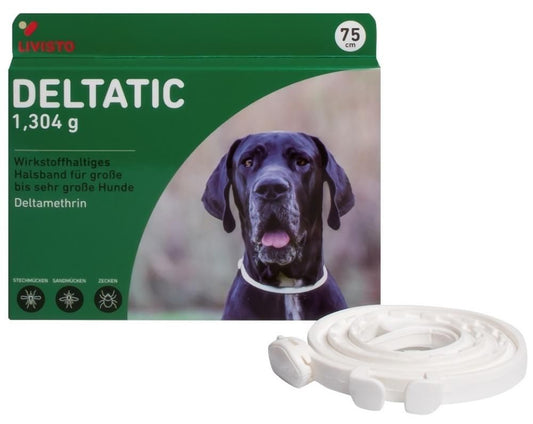 Deltatic 75 cm, zgarda antiparazitara pentru caini de talie mare