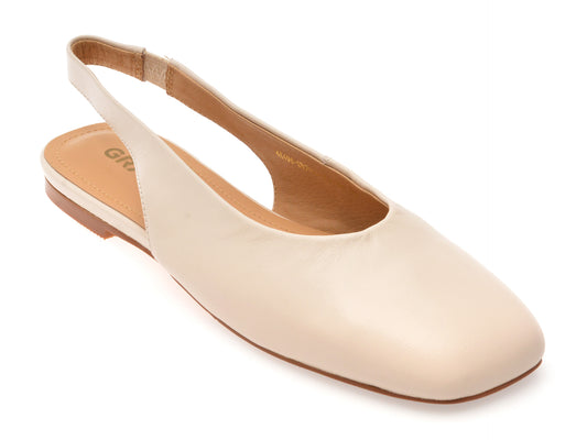 Pantofi GRYXX bej, 4A496, din piele naturala
