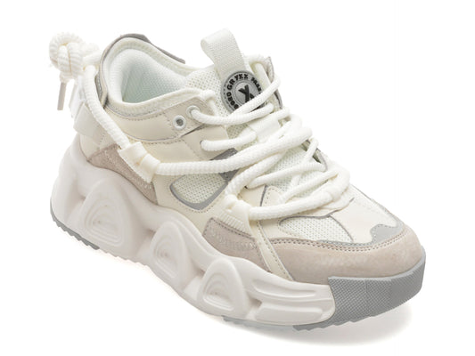 Pantofi sport GRYXX albi, 24120, din material textil