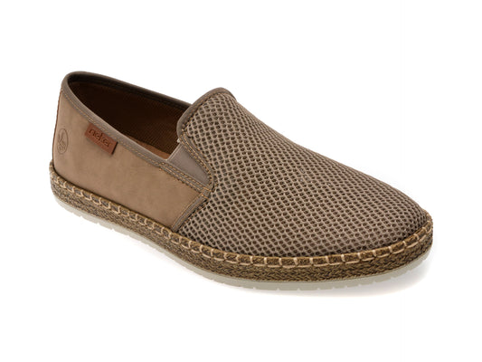 Pantofi RIEKER gri, B5265, din material textil