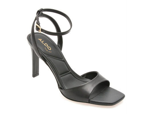 Sandale elegante ALDO negre, SAKE 001, din piele naturala